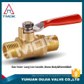 TMOK Mini Ball Valve 1/2 &quot;MALE X FEMENINO NPT Cuerpo de latón cromado 450 psi MXF